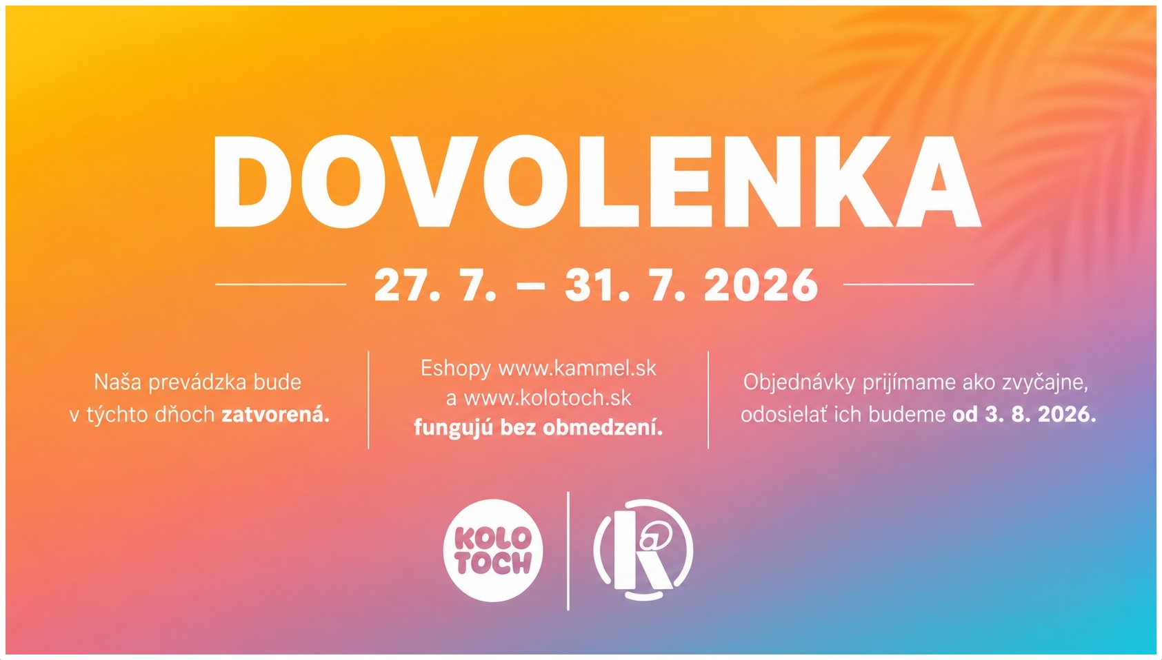Dovolenka 2026