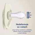 LOVI Cumlík svietiaci silikónový dynamický PRIME 18m+ 2ks Baby Ivory/Blush