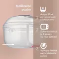 LOVI Cumlík svietiaci silikónový dynamický PRIME 0-6m 1ks Blush