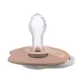 LOVI Cumlík svietiaci silikónový dynamický PRIME 0-6m 1ks Blush