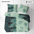 Medové plásty na zelenom - šírka 220cm - cotton fabric