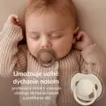 LOVI Cumlík svietiaci silikónový dynamický PRIME 18m+ 2ks Baby Ivory/Blush