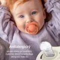 LOVI Cumlík svietiaci silikónový dynamický PRIME 18m+ 2ks Baby Ivory/Blush