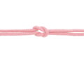 Šnúra bavlnená 8mm bledoružová - Cotton cord