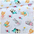 Baby zvieratká baletky - cotton fabric 