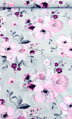 Čerešňové kvety na bledošedom -  cotton fabric 