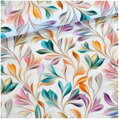 Colourful Leaves Ecru jersey