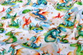 Draci z rozprávky - fine cotton, poplin