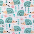 Ježkovia -  cotton fabric 