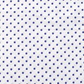 Bodky tmavomodré -  cotton fabric 