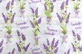 Provence Lavender season - bavlnené plátno