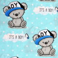 It´s a boy -  cotton fabric