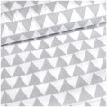 Trojuholník šedý malý - bavlnené plátno