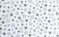 Mini stars šedé - bavlnené plátno 