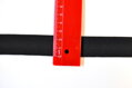 Guma hladká 2,5cm čierna