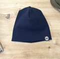 Čiapka vrúbkovaný úplet Navy