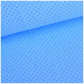 Máčik modrý - bavlnené plátno 