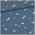 Mini obláčiky indigo jersey