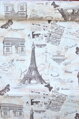 Paríž béžový - bavlnené plátno