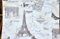 Paríž béžový - bavlnené plátno
