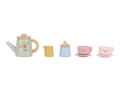 Little Dutch Čajový set drevený s kvetinovou potlačou