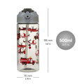 Tritanová fľaša so slamkou Záchranári 500ml