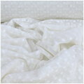 Tyl mäkký smotanový srdiečka - soft tulle