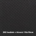 Polyester non-slip fabric - čierna 