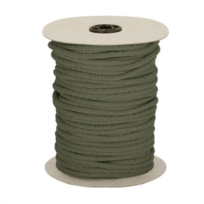 Šnúra bavlnená 7mm khaki -5m