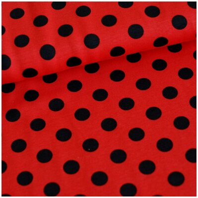 Black Dots Red jersey
