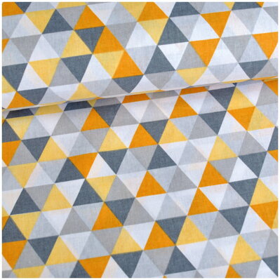 Pyramídky horčicovo-šedé 75cm