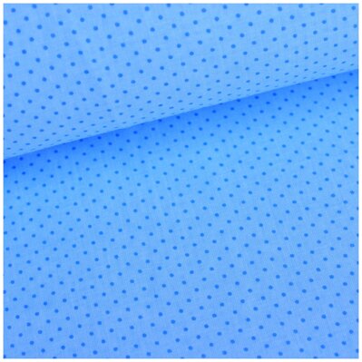 Máčik modrý -  cotton fabric 