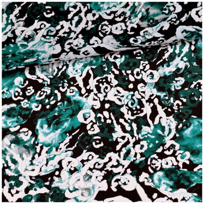 Panterka zelená - swimwear and fitness fabric