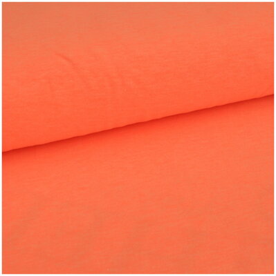 Oranžový fluo melír jersey 200g 40cm