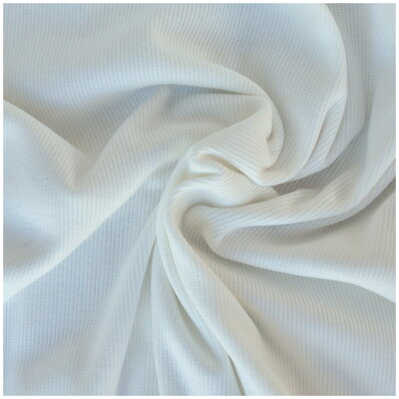 Rebrovaný jersey off white 200g