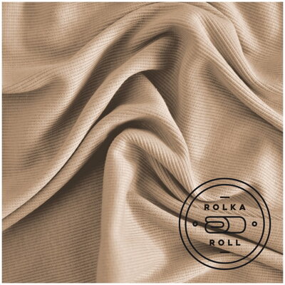 Warm taupe patent vrúbkovaný 2x1 - rolky