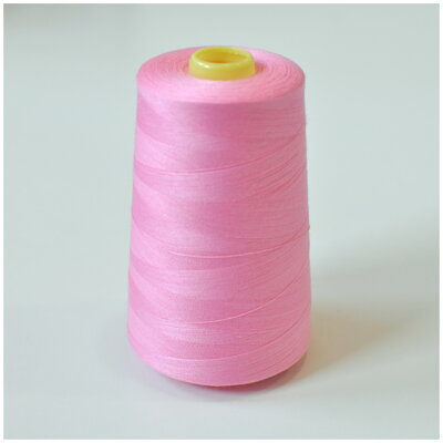 Niť polyesterová 5000y ružová - Polyester thread
