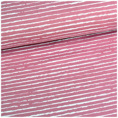 Stripe dark rose jersey