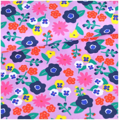 Flowers lilac jersey