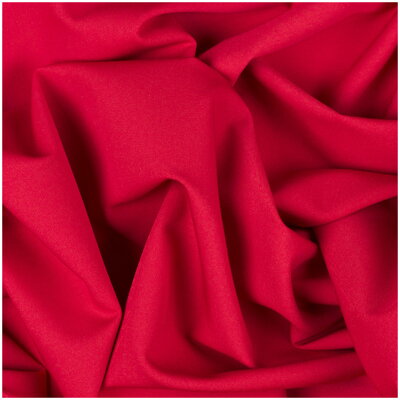 Červená viskózová tkanina