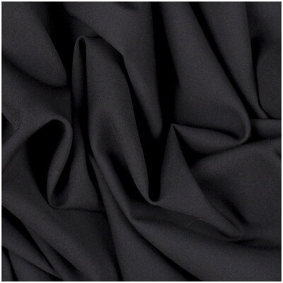 Čierna viskózová tkanina