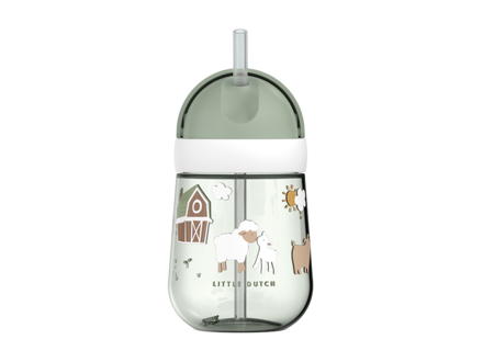 Little Dutch Pohár so slamkou 300ml 9m+ Farma