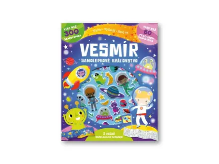 Vesmír - kúzelné samolepkové kráľovstvo