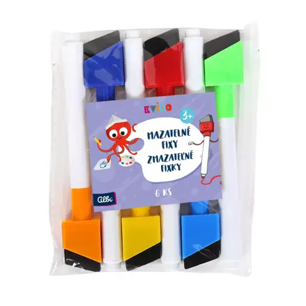 ALBI Kvído - Náhradné zmazateľné fixky 6ks