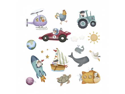 Little Dutch Detské tetovanie Jim and Friends