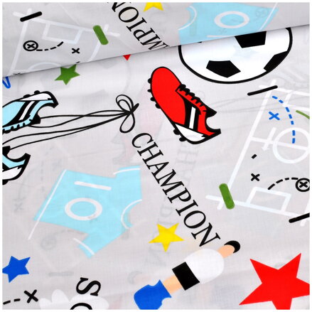 Champion gray - bavlnené plátno