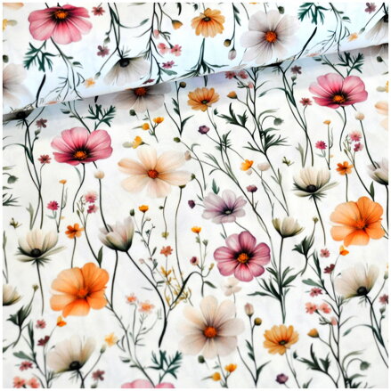 Floral Dusty Mint jersey