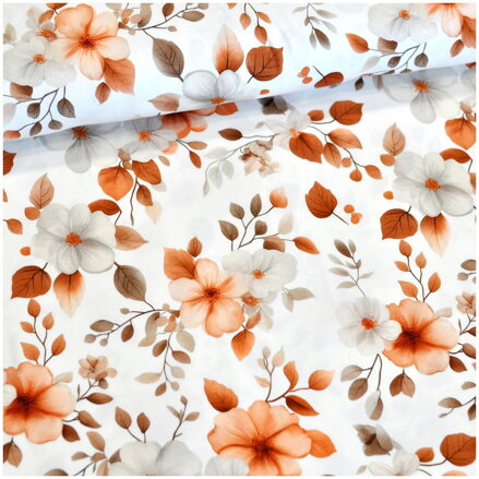 Flower Bunch Ecru jersey