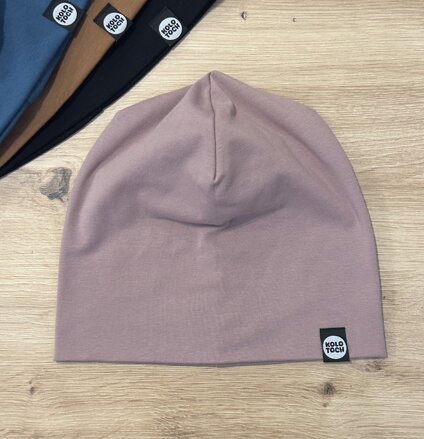 Čiapka úplet Tmavá staroružová Čiapka úplet Tmavá staroružová