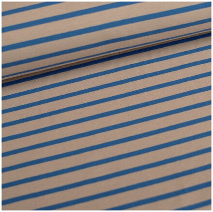 Indigo brown stripes jersey